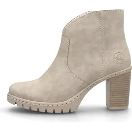 Rieker Damen Klassische Stiefeletten Y2553, Frauen Stiefeletten,Stiefel,Bootee,Booties,halbstiefel,Kurzstiefel,beige (60),42 EU / 8 UK