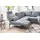 Candy 3C Candy Ecksofa Kairo Multifunktion-Sofa, bequem und viele Komfortfunktionen, L-Form, inklusive Drehsitz-, Armlehnen- und Rückenverstellung blau