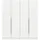 Möbel Boss Drehtürenschrank KOPENHAGEN 160 x 181 x 52 cm Weiß