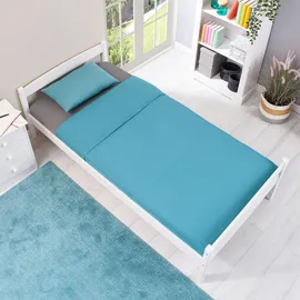 Idimex Kinderbett Felix-2 90 x 190 cm Kiefer lackiert weiß