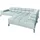 KAWOLA Ecksofa NELSON hellblau Leder