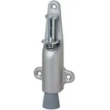 Woelm GmbH KWS Türfeststeller 1024, mit Tretbolzen Hub 25mm silberf. einbrennlack