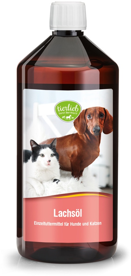 tierlieb Olio di salmone per cani e gatti - 1 litro