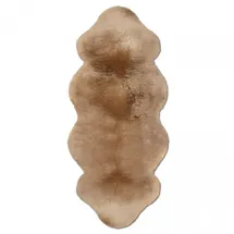 Heitmann-Felle Lammfell Teppich 140 x 68 cm Khaki