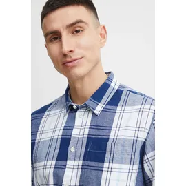 !Solid Langarmhemd Blau M