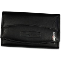 Money Maker Leder Damen Geldbörse Kellnerbörse schwarz 16x2.5x9.5cm D3OPJ719S Leder Geldbörse für die Frau