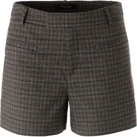 Aniston CASUAL Webshorts im dezenten Karo-Dessin Gr. 42 - N-Gr, anthrazit-dunkelbraun-helltaupe-hellbraun, , 41259209-42 N-Gr