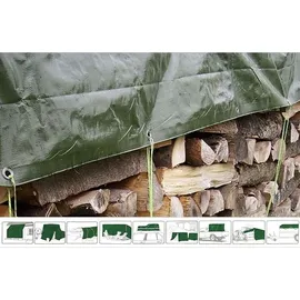 PolyTarp Abdeckplane 2,5 x 10 m Grün
