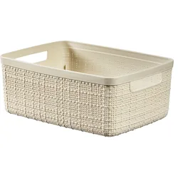 Korb JUTE weiß