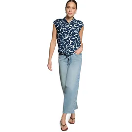 Zero Hemdbluse Tunnelzug Blau 36