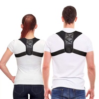 Haltungskorrektur für Männer und Frauen verstellbare obere Rückenbandage zur Unterstützung des Schlüsselbeins zur Schmerzlinderung von Nacken, Rücken und Schultern, verbessert die Wirbelsäulenhaltung