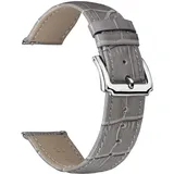 BINLUN Leder Uhrenarmband Schnellwechsel-Lederarmband Ersatz für Herren Damen 10mm, 12mm, 14mm, 15mm, 16mm, 17mm, 18mm, 19mm, 20mm, 21mm, 22mm, 23mm mit 12 Farben