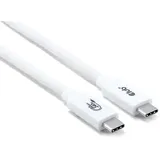 Club 3D Typ-C zu Typ-C Kabel 80Gbps Zertifiziertes 240W 8K240Hz 1.2m weiß