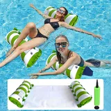 Wasserhängematte Aufblasbares mit Luftpumpe, Erwachsene für Schwimmbad