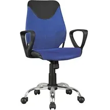 AMSTYLE Kinderdrehstuhl SPM1.357 Stoff Blau