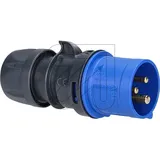 ABL Stecker 16A 230V, IP44, 3p, bl