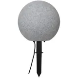 StarTrading Kugelleuchte Kunststoff D: 30 cm 1x E27 grau