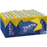 Varta Batterien 9V Blockbatterie, 20 Stück, Industrial Pro, Alkaline Batterie, Vorratspack, für Rauchmelder, Brand- & Feuermelder