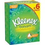 Kleenex Balsam P80 Taschentücher-Box, 80 Tücher – 6er-Pack (insgesamt 480 Taschentücher)
