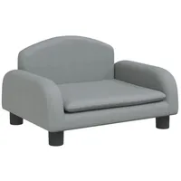 vidaXL Kindersofa Hellgrau 50x40x30 cm Stoff