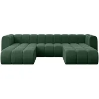 altdecor Wohnlandschaft modulares Sofa Joren-U1 - 319x177x70 cm Grün