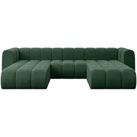 altdecor Wohnlandschaft modulares Sofa Joren-U1 - 319x177x70 cm Grün
