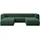 altdecor Wohnlandschaft modulares Sofa Joren-U1 - 319x177x70 cm Grün