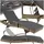 Tectake Rattan Sonnenliege 190 x 71 x 34 – 74,5 cm Natur