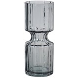 Broste Copenhagen Hyacint Vase aus Mundgeblasenem Glas in der Farbe Smoked Pearl, Maße: 8cm x 8cm x 20cm, 14496146