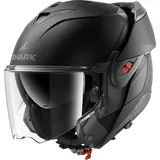 Shark OXO Blank Klapphelm Schwarz