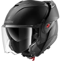 Shark OXO Blank Klapphelm Schwarz