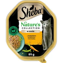 SHEBA Nature's Collection 85 g in Sauce mit Pute und Karotten