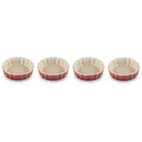 Le Creuset Tarte-Form-Set, Backform, Rot