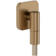 Hansgrohe FixFit Fine Q Wandanschluss mit Rückflussverhinderer, brushed bronze
