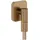 Hansgrohe FixFit Fine Q Wandanschluss mit Rückflussverhinderer, brushed bronze