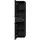 Badplaats Badezimmerschrank Florence mit 2 Türen Schwarz Matt - 30 x 35 x 130 cm