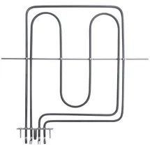 Vioks Heizkörper Heizelement Oberhitze Ersatz für Amica 8026764, 2900W Grill für Backofen Herd silberfarben