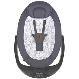 lionelo Ralf 2in1 Babywippe und Liegestuhl, Fernbedienung, 12 Melodien, zwei Schaukelrichtungen, 5 Schaukelgeschwindigkeiten, Sperrung, Rückenlehnenverstellung, Timer, leiser Betrieb