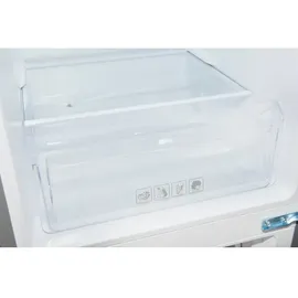 Exquisit KGC232-60-E-040E Kühl-Gefrierkombination (173 l, 1422 mm hoch, Silber)