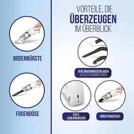 Alca Akku Handstaubsauger 70W weiß