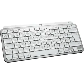 Logitech MX Keys Mini for Business Pale Gray, weiß/grau, LEDs weiß, Logi Bolt, USB/Bluetooth, ND (920-010605)