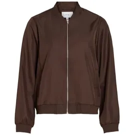 VILA Bomberjacke mit Eingrifftaschen Modell 'PAPAYA', Dunkelbraun, 42