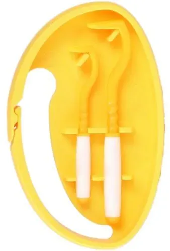 O TOM Tick Twister Zeckenhaken mit ClipBox orange 2 St