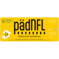 pädNFL Pädiatrisches Notfalllineal zum direkten Ablesen von Medikamentendosierun...