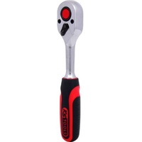 KS Tools 1/4" CHROME Umschaltknarre, 72 Zahn, Kunststoffgriff