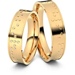 Trauringe Marburg "ich liebe dich" 333er RosÈgold - 2841
