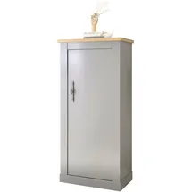 Home Affaire Mehrzweckschrank HOME AFFAIRE "CHAMBORD", grau (lichtgrau), B:68cm H:142cm T:37cm, Schränke, Mehrzweckschrank, Breite ca. 68 cm