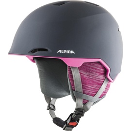 Alpina MAROI - Sicherer, Bruchfester & Individuell Anpassbarer Skihelm Mit waschbarem Innenfutter Für Erwachsene, grey-pink matt, 57-61 cm