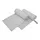 vidaXL Sporthandtücher 2 pcs Grau 200 x 100 cm Polyester und Polyamid
