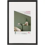 walther design Bilderrahmen schwarz 40 x 60 cm mit Kunstglas, Desire Kunststoffrahmen DEX460B
